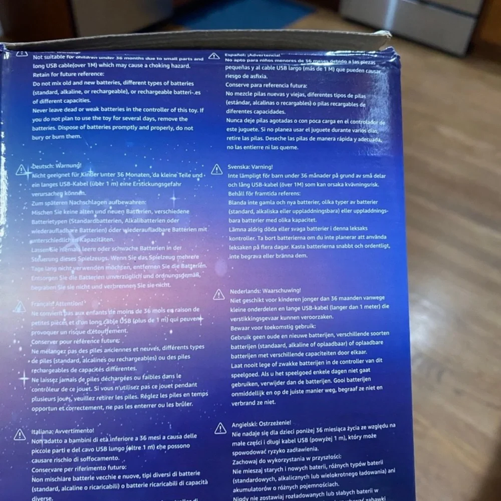 Blue Rotation Night Light Projector - Picture 4 of 4